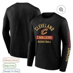 Cleveland Cavaliers Black Long Sleeve Shirt
